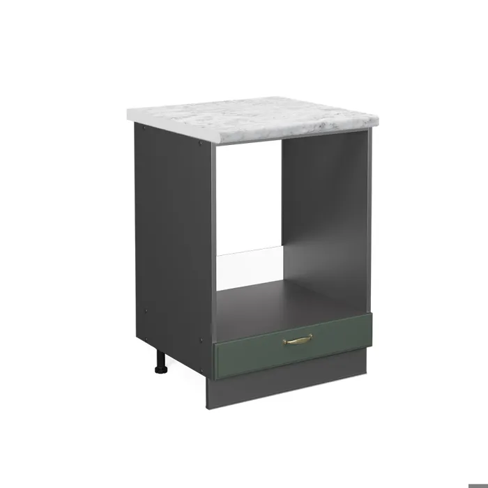 Vicco Meuble pour four Vert Or Campagne 60cm, PT Marbre