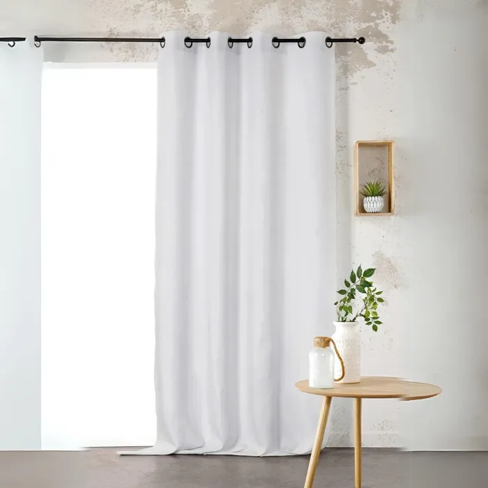 Voilage Linder 145 X 260 Cm Gris 100% Lin