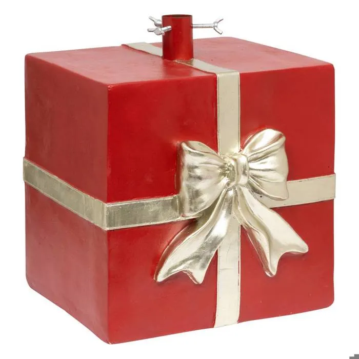 Pied De Sapin Cadeau Magnésie 30x27x35cm Rouge - Feeric Lights & Christmas