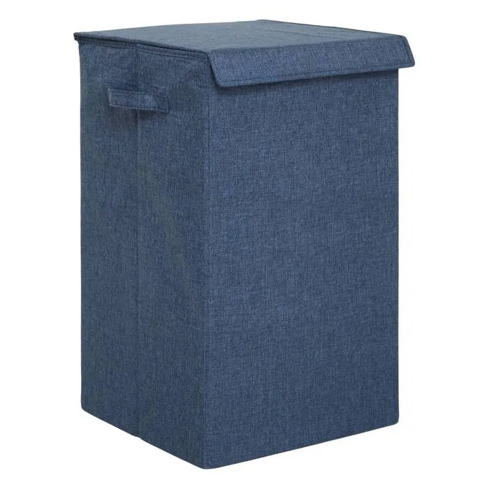 Corbeille À Linge Colorama Rectangulaire Pliable 74l Bleu - 5five