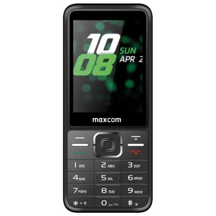 Maxcom Mm244 Classic 7,11 Cm (2.8") 110,8 G Noir Appareil-photo De Téléphone