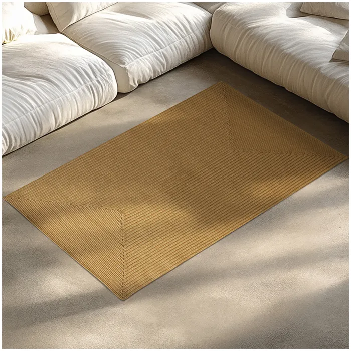 Tapis Tressé En Aspect Jute Style Bohème Int/ext 80x150cm