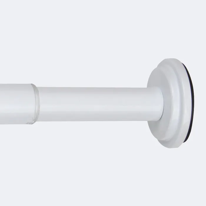 Kit tringle à rideaux extensible 80-125cm Entre-Mur Blanc - Boulet