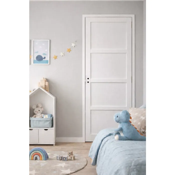 Bloc Porte Tamera Blanc H204 X L63 Cm Côte Tableau P.gauche Gd Menuiseries