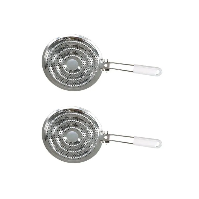 Lot De 2 Diffuseurs De Chaleur Pour Plaque De Cuisson Gaz