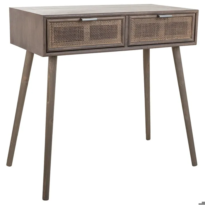 Meuble D'entrée Avec Tiroirs Alexandra House Living Gris Bois De Pin Bois Mdf 42 X 79 X 80 Cm