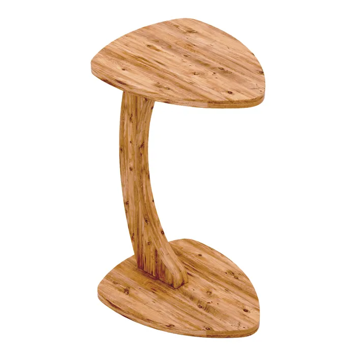 Table d'appoint Klinerg 40 x 37 x 56 cm effet bois en.casa