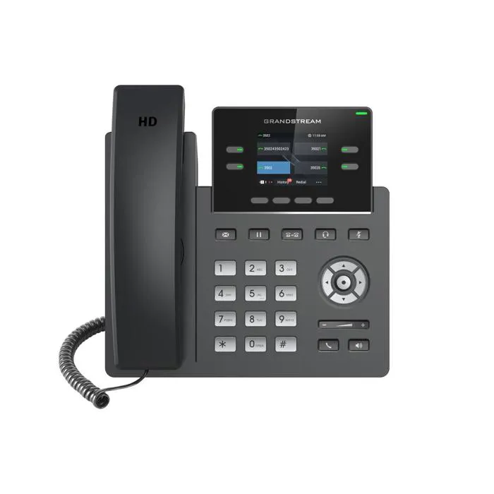 Téléphone Ip Grandstream Networks Grp2612 Noir 2 Lignes