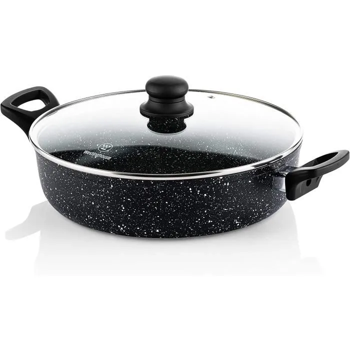 Westinghouse - Sauteuse 28 Cm - Induction - Marbre Noir