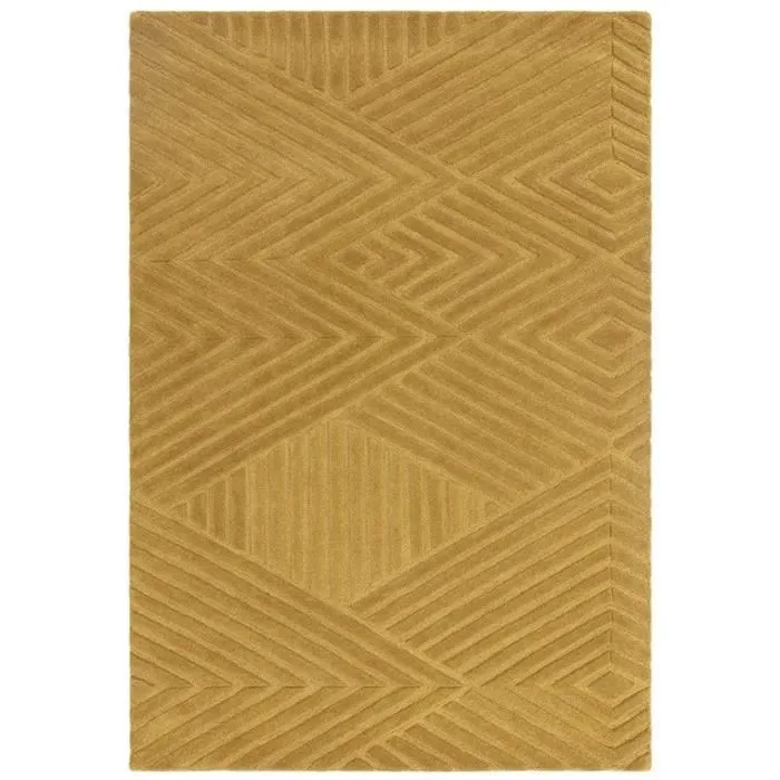 Tapis salon et chambre moderne en laine tufté main JOGAN 120x170 cm