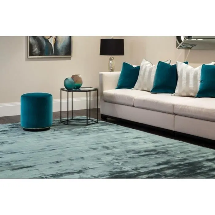 Tapis salon et chambre fait main TITANE 200x300 cm