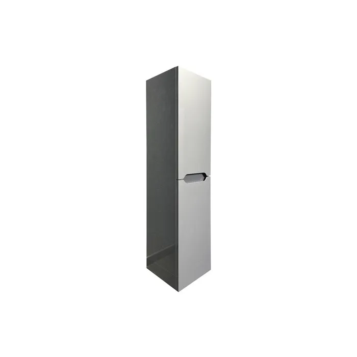 Colonne de salle de bain suspendue - Gris - L30 x l30 x 120 cm - STEFANIE