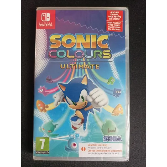 Sonic Colours (Code in a Box) - Switch