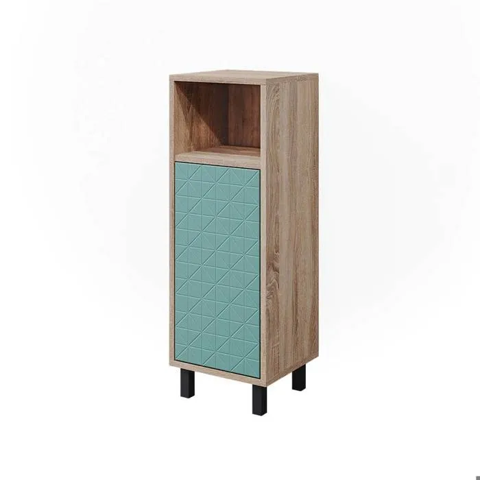 Vicco Meuble de rangement de salle de bain Vert menthe 30x87.2cm