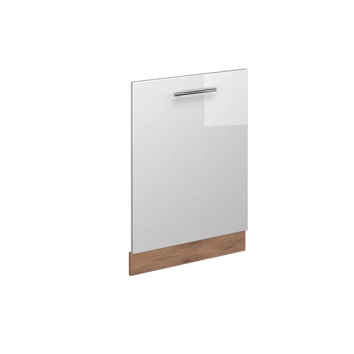 Vicco Façade de lave-vaisselle Blanc Haute brillance 60cm sans PT