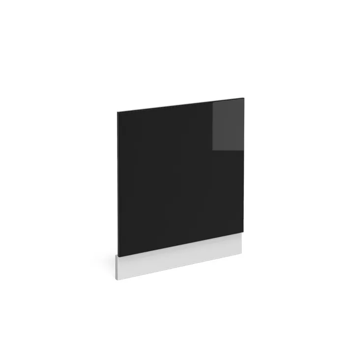 Vicco Façade Noir Haute brillance 60cm sans PT