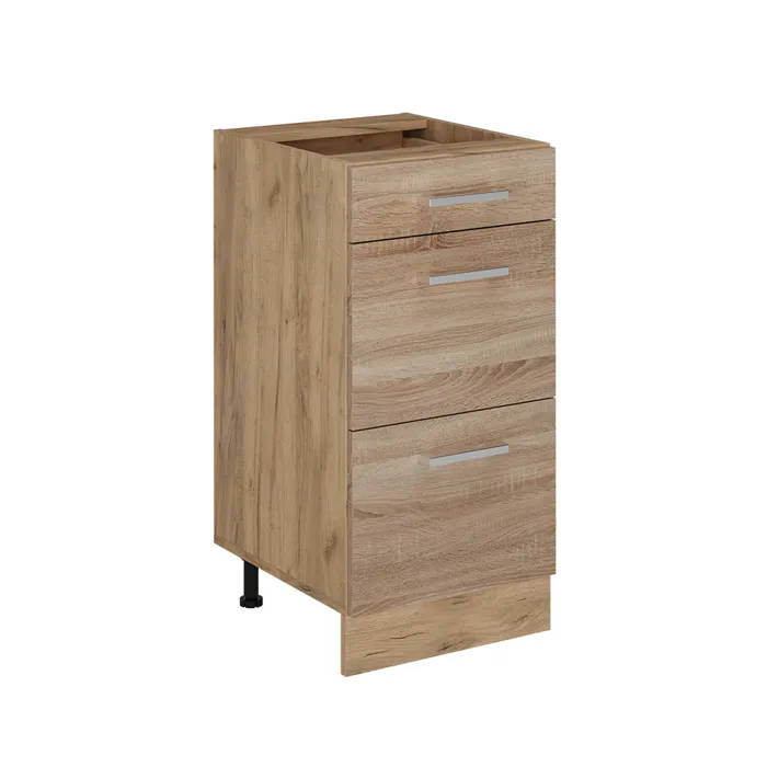 Vicco Meuble cuisine Sonoma 40cm avec tiroirs, sans PT