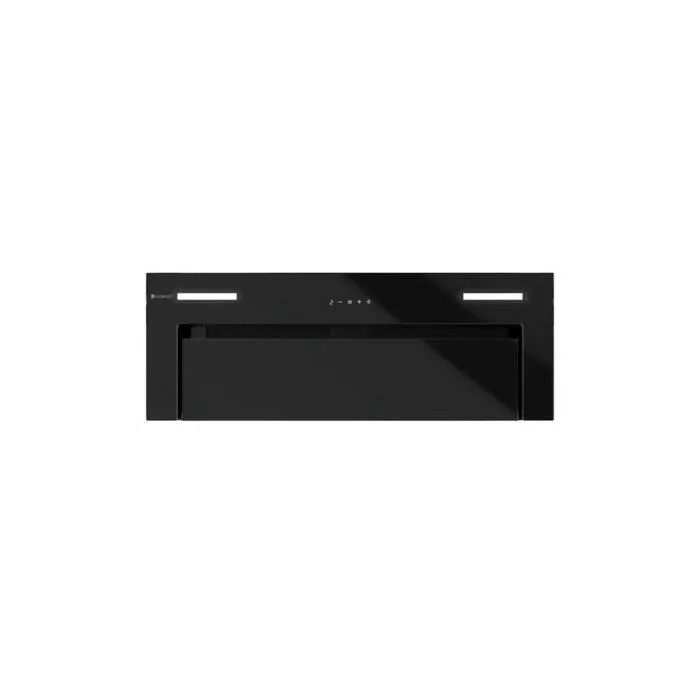 Hotte Casquette Aspirante Silencieuse - 80 cm - 570 m3/h - GINGERO - Noir