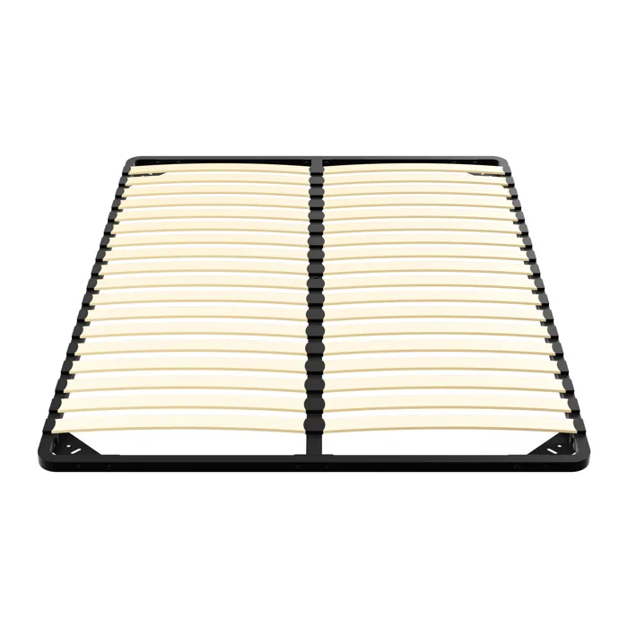 Dewinner - Sommier Tapissier 2 Sommiers 90x200 Cm - Hauteur 29 Cm - 14 Lattes En Peuplier Pour Soutien Lombaire - Housse Amovible En Tissu Respirant