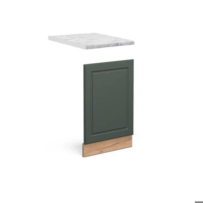 Vicco Façade Vert Or Campagne/Chêne doré 45cm plan de travail Marbre