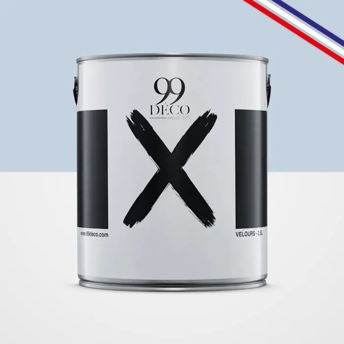 Peinture Mur Velours - Bleu Layette - Interieur - 2,5l
