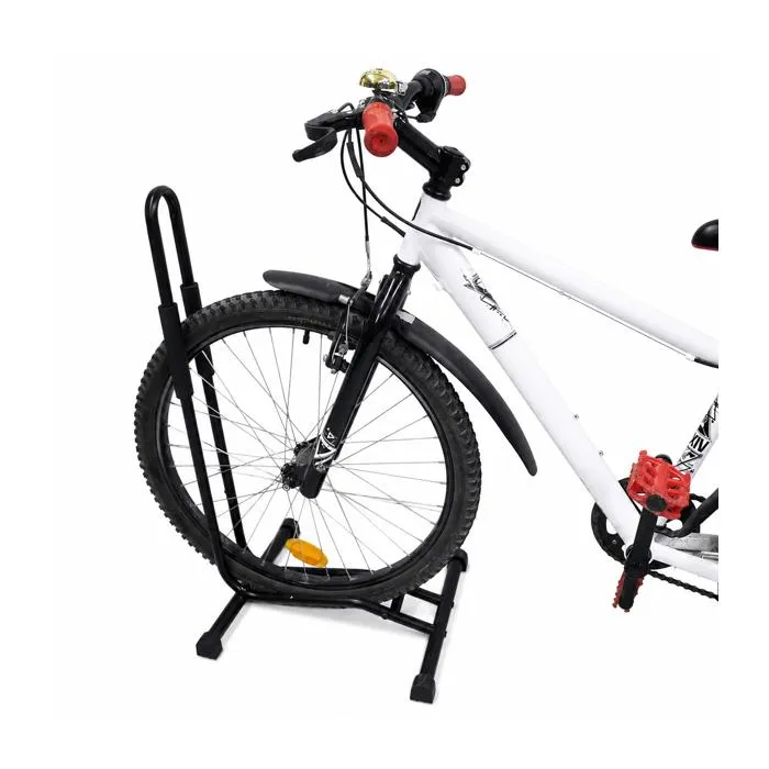 Porte-vélo MOBY en métal noir 36 x 44 x 76 cm