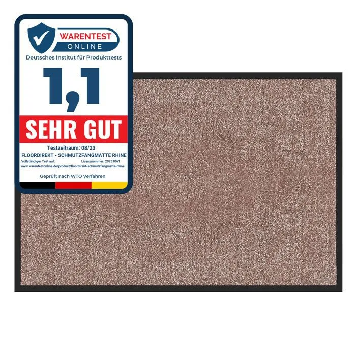 Tapis De Porte Paillasson D'Entrée Rhine Gull 60 X 90 Cm