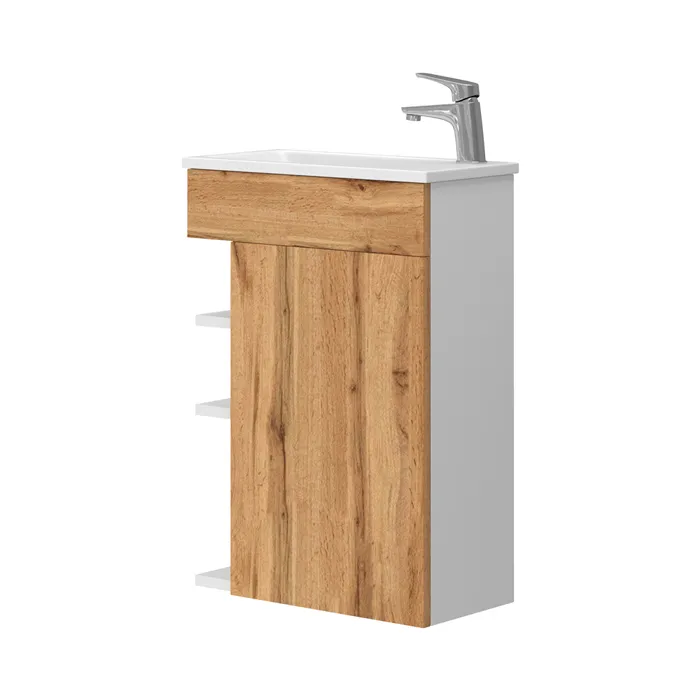 Vicco Ensemble de meubles de salle de bain Chêne doré 2 pièces