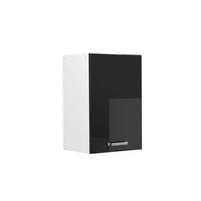Vicco Elément haut de cuisine Noir Haute brillance 40cm