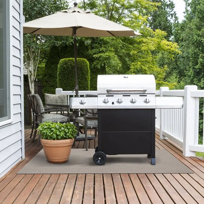 Casa Pura - Tapis De Protection Ignifuge Pour Barbecue 90 X 180 Cm - Antidérapant - Résistant Aux Uv Et À L'Eau - Facile À Nettoyer
