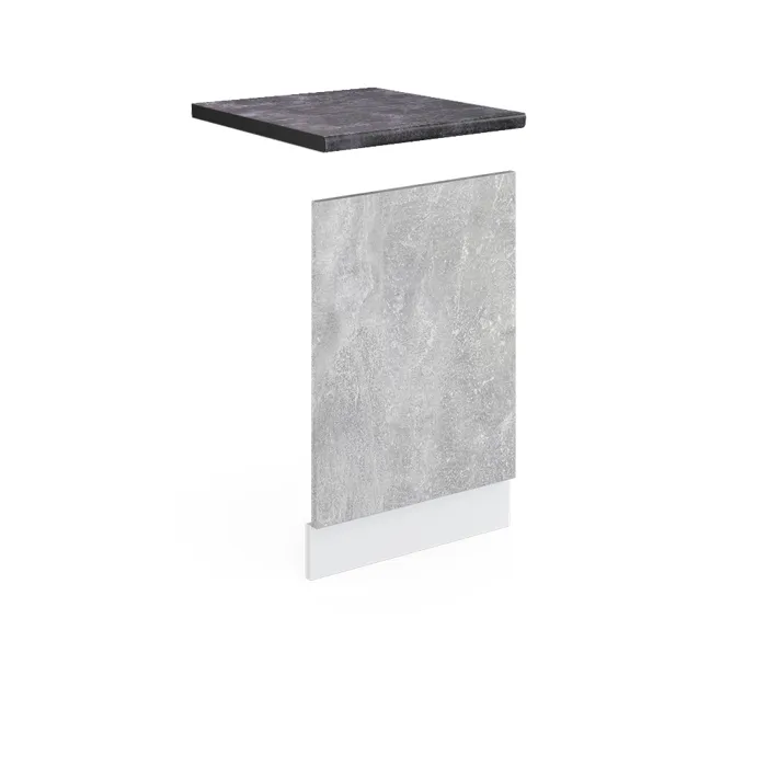 Vicco Façade Béton/Blanc 45cm plan de travail Anthracite