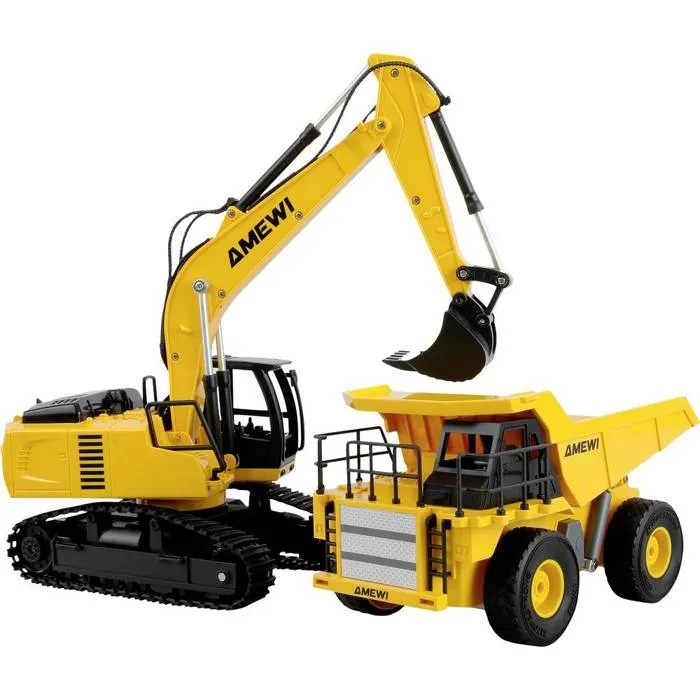 Amewi 22710 Modèle Radiocommandé Excavatrice Moteur Électrique 1:24