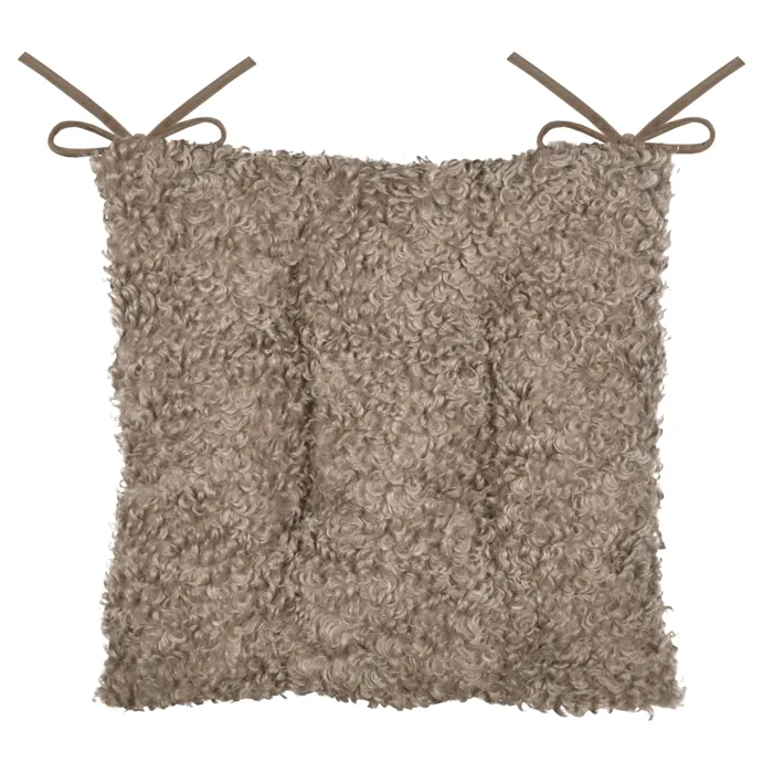 Galette De Chaise Effet Bouclette