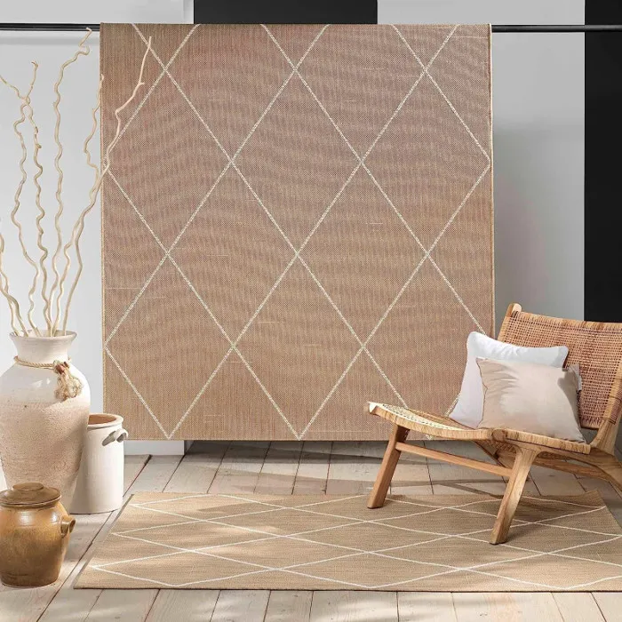 Tapis Déco "damira" 120x170cm Naturel