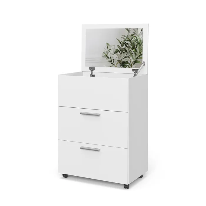 Vicco Coiffeuse Blanc 65.8cm avec miroir