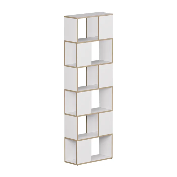 Vicco Séparation de pièce blanc/chêne 60x186cm