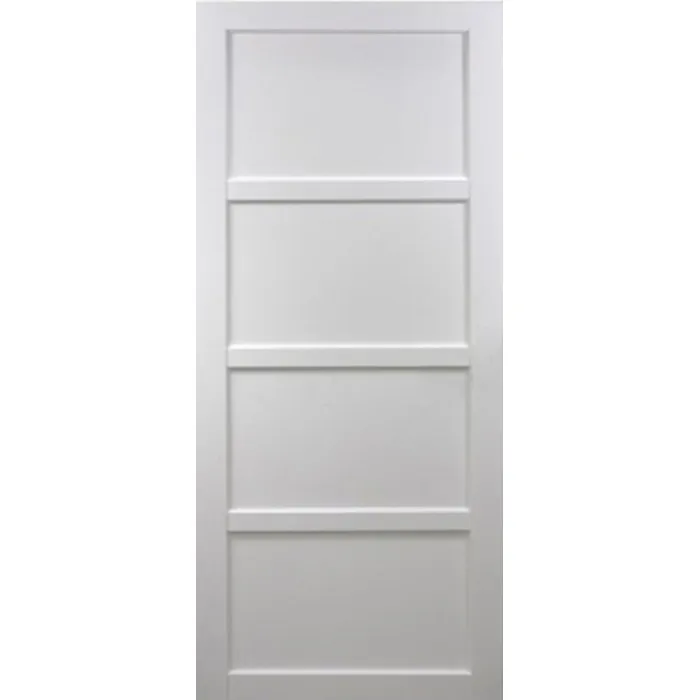 Porte Coulissante Tamera Blanc 4 Panneaux H204 X L93 Cm Gd Menuiseries