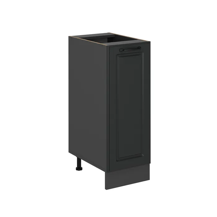 Vicco Armoire basse Anthracite campagne 30cm sans PT