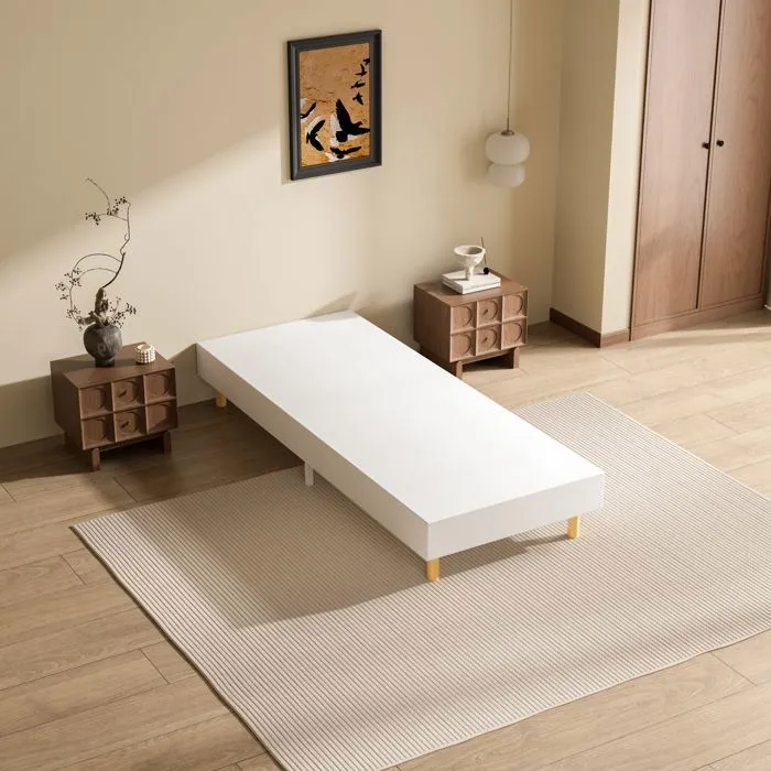 Dewinner Matelas 90x200 Cm, Épaisseur 28cm, Matelas Hybride À Ressorts Ensachés Avec Mousse Mémoire, Fermeté Moyenne H3/h4