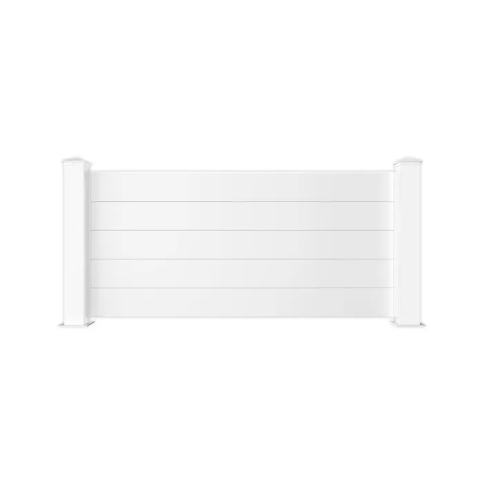 Panneau de clôture 1,9m NIESEN H.90cm aluminium blanc