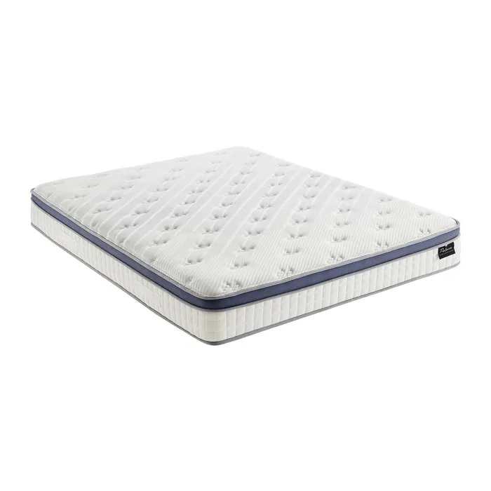 Matelas 140 x 190 cm hybride ressorts ensachés 7 zones et mémoire de forme ép.25cm - MALAO de PALACIO
