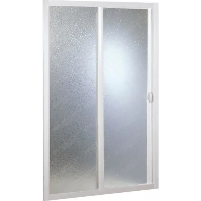 Paroi douche 130 CM en acrylique mod. Smart avec ouverture laterale