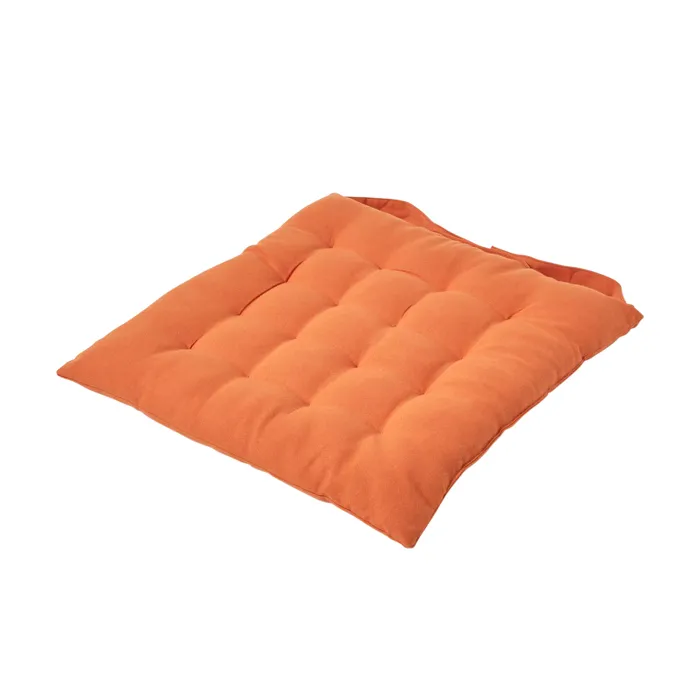 Galette De Chaise Capitonnée Terracotta 40x40cm - Homescapes