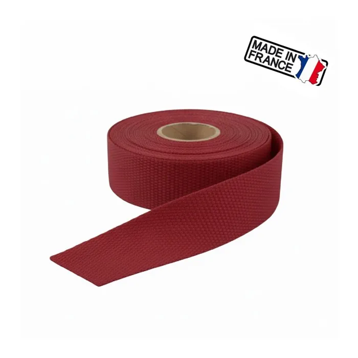 Sangle Polysangle Tissée Uni 30 mm - Rouleau 25m