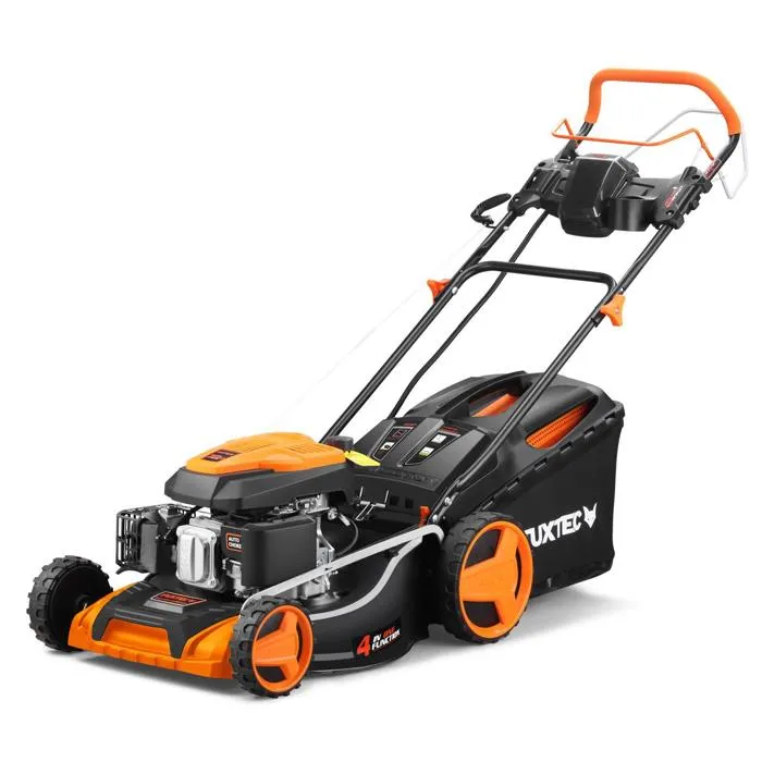 Tondeuse Thermique Autotractée Démarrage Électrique 196cm3 51cm - Fuxtec Fx-rm5196es - 6cv 60l