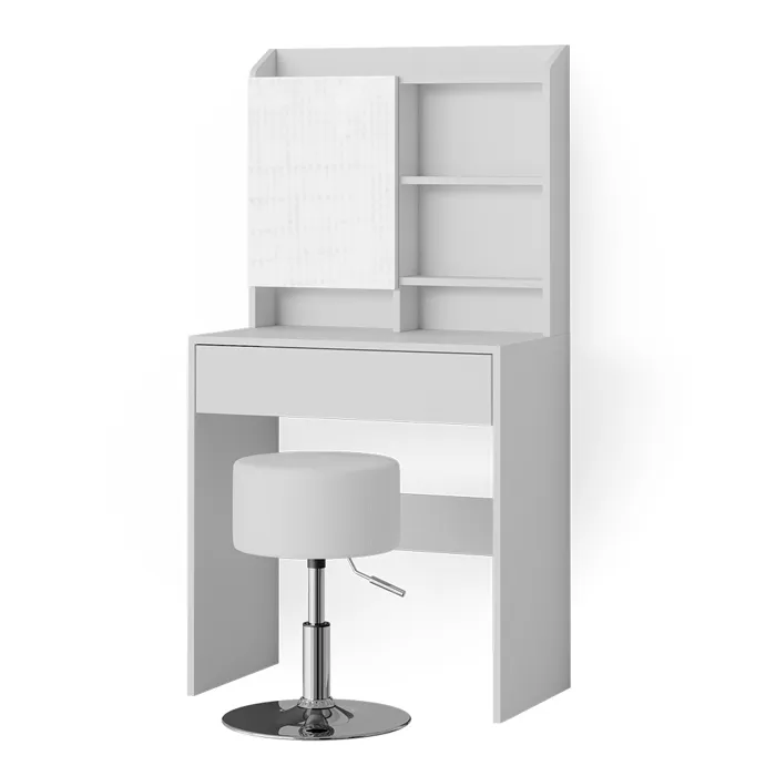 Coiffeuse Laura 70cm Avec Miroir Et Tabouret Vicco