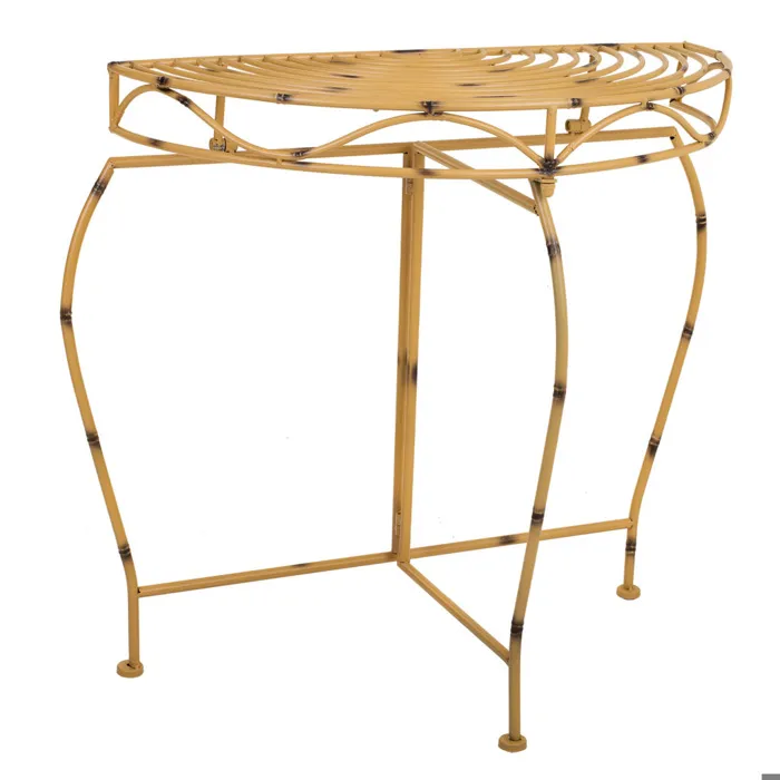 Meuble D'entrée Alexandra House Living Jaune 37 X 75 X 75 Cm