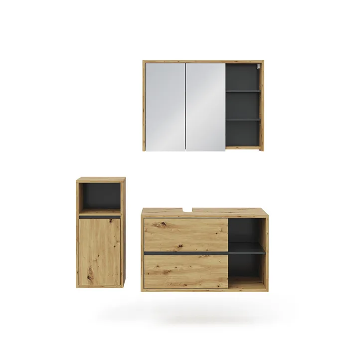Meubles Bain Viola 3 Pièces Vicco