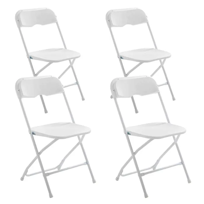 Lot de 4 chaises pliantes Oviala