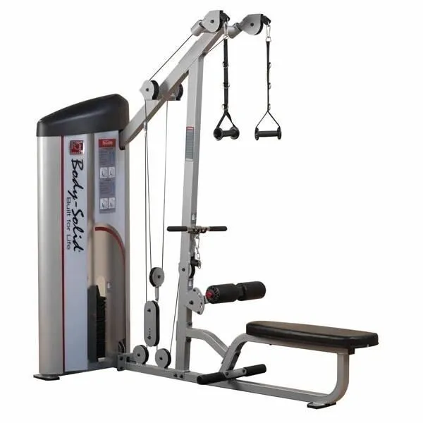 Appareil de musculation rangée ProClubLine Series II Lat Pull Pile de poids 75 kg